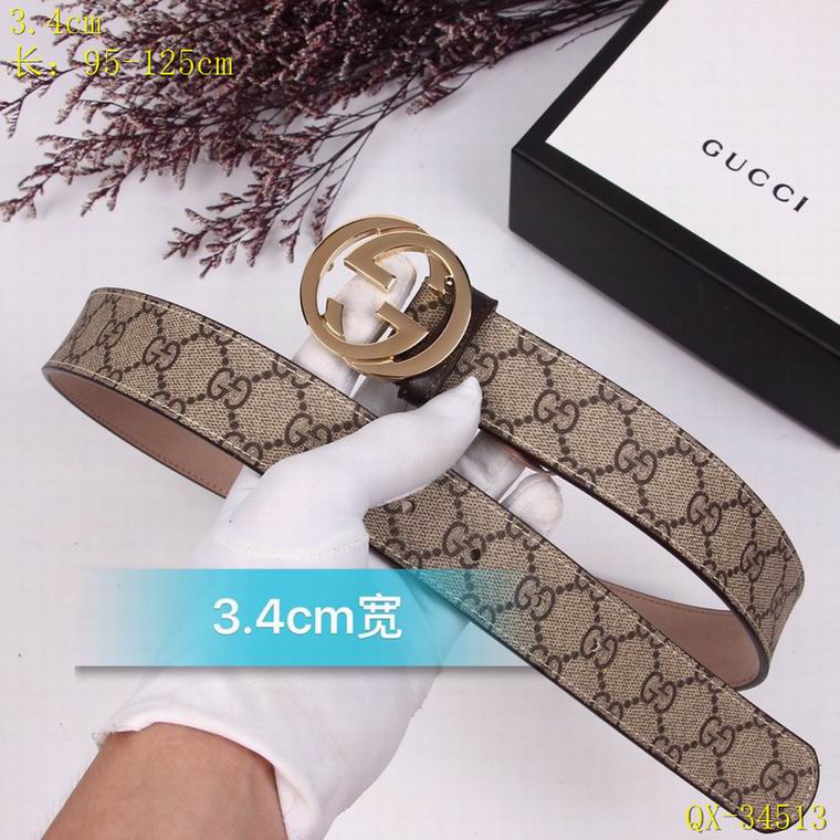 Gucci belt 34mm 95-125cm 8L11